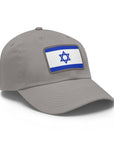 Israeli Flag Leather Patch Hat - Shop Israel