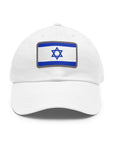 Israeli Flag Leather Patch Hat - Shop Israel