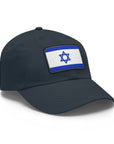 Israeli Flag Leather Patch Hat - Shop Israel