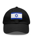 Israeli Flag Leather Patch Hat - Shop Israel