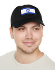 Israeli Flag Leather Patch Hat - Shop Israel