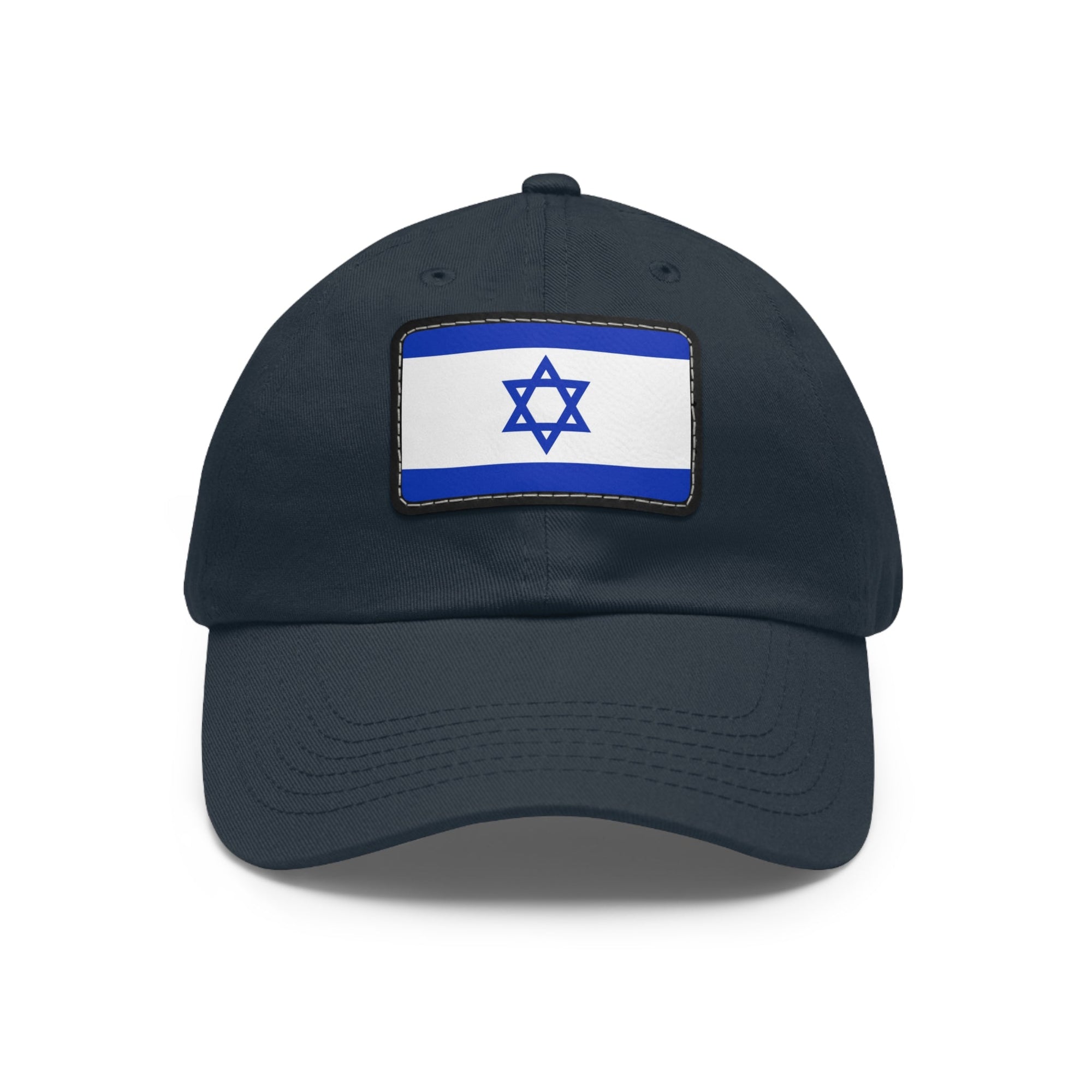 Israeli Flag Leather Patch Hat - Shop Israel