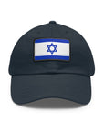 Israeli Flag Leather Patch Hat - Shop Israel