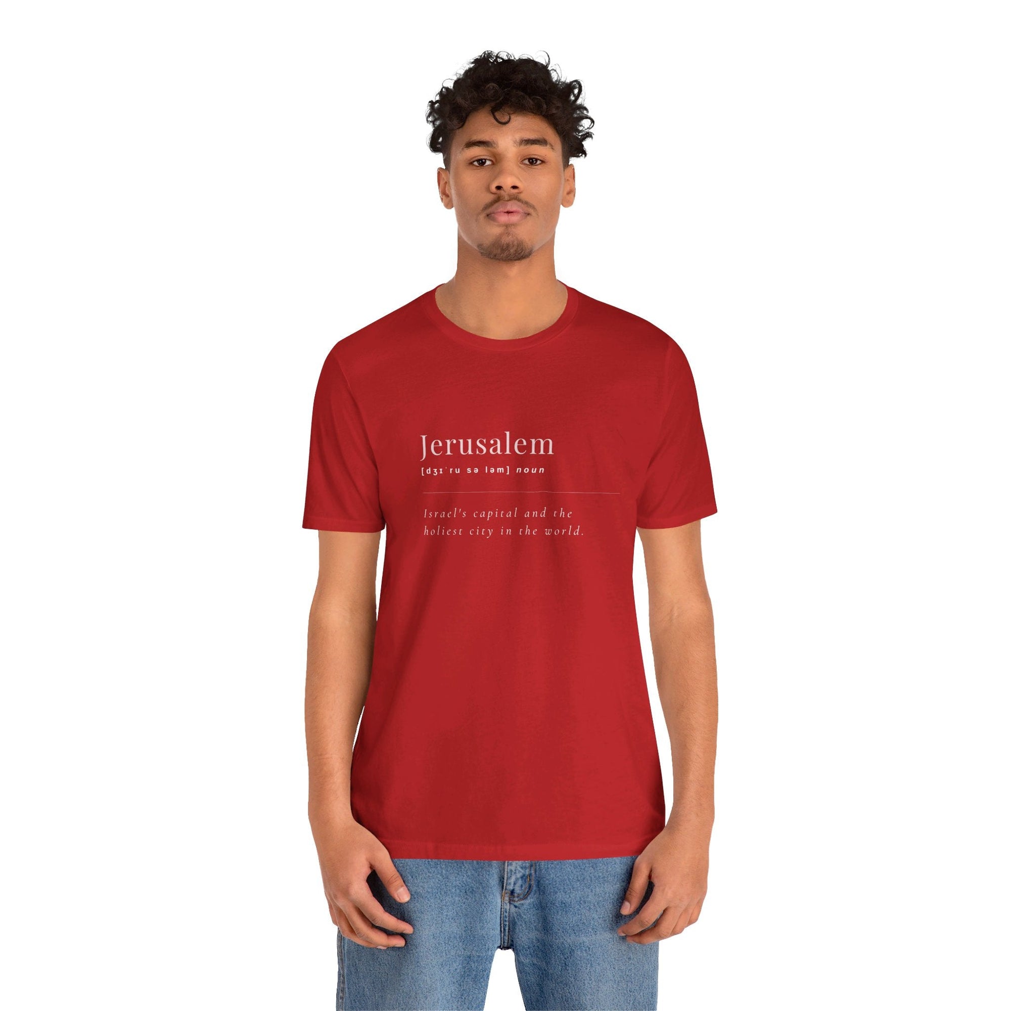 Jerusalem Definition T - Shirt - Shop Israel