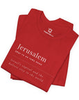 Jerusalem Definition T - Shirt - Shop Israel