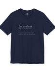 Jerusalem Definition T - Shirt - Shop Israel