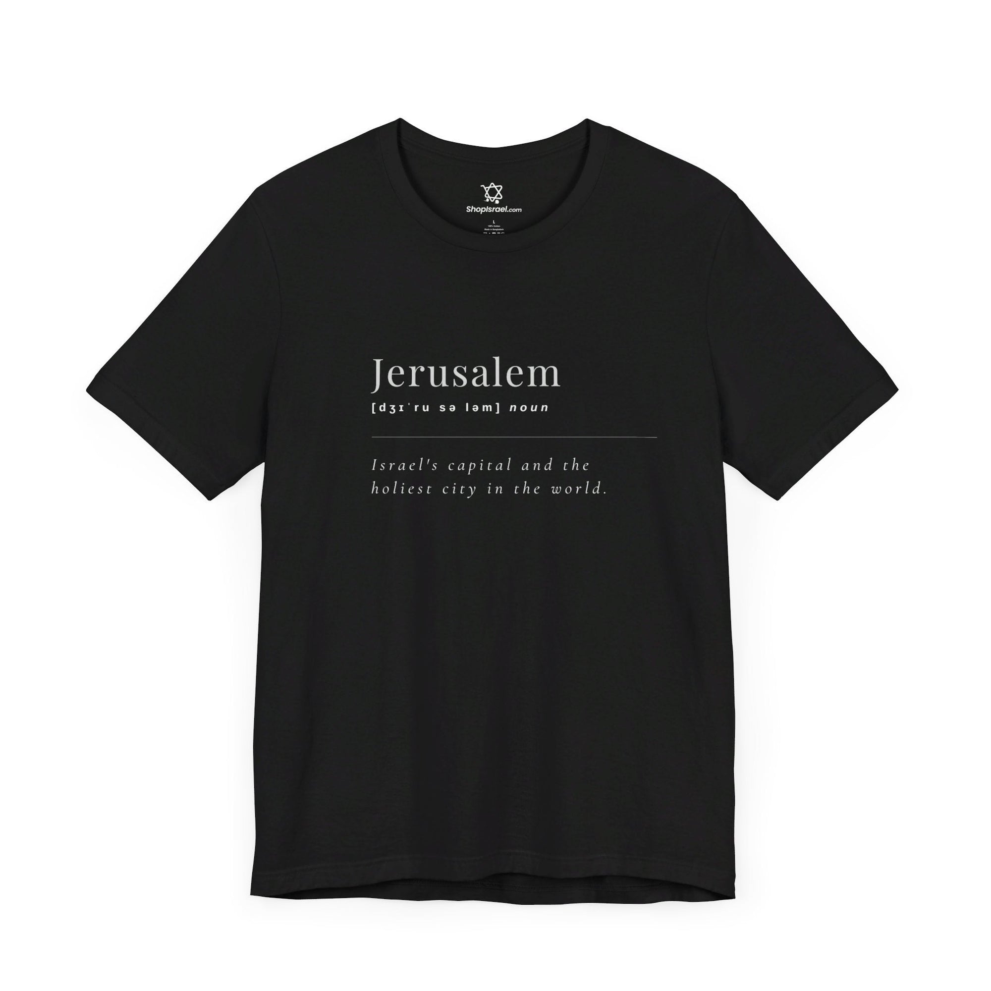 Jerusalem Definition T - Shirt - Shop Israel