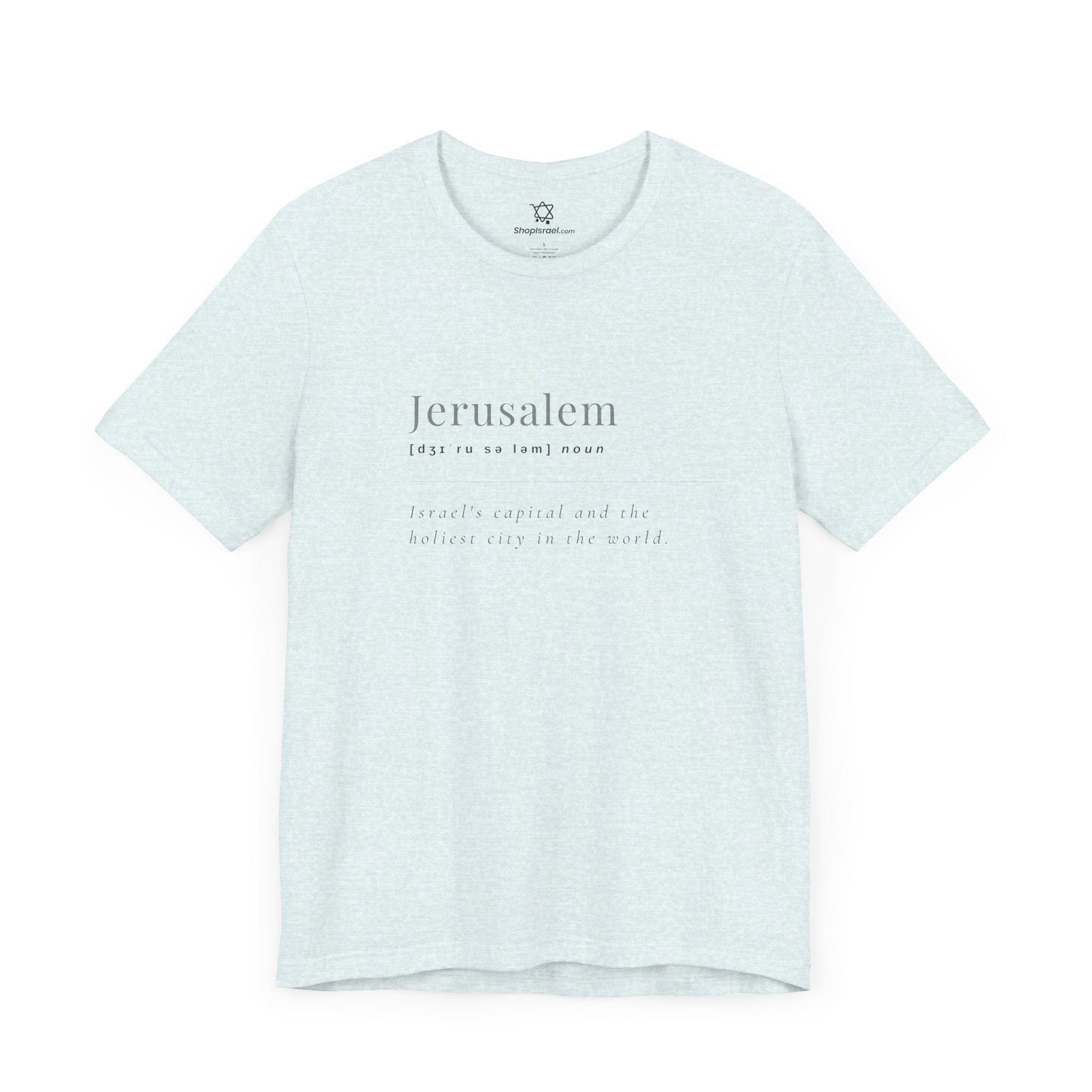 Jerusalem Definition T - Shirt - Shop Israel