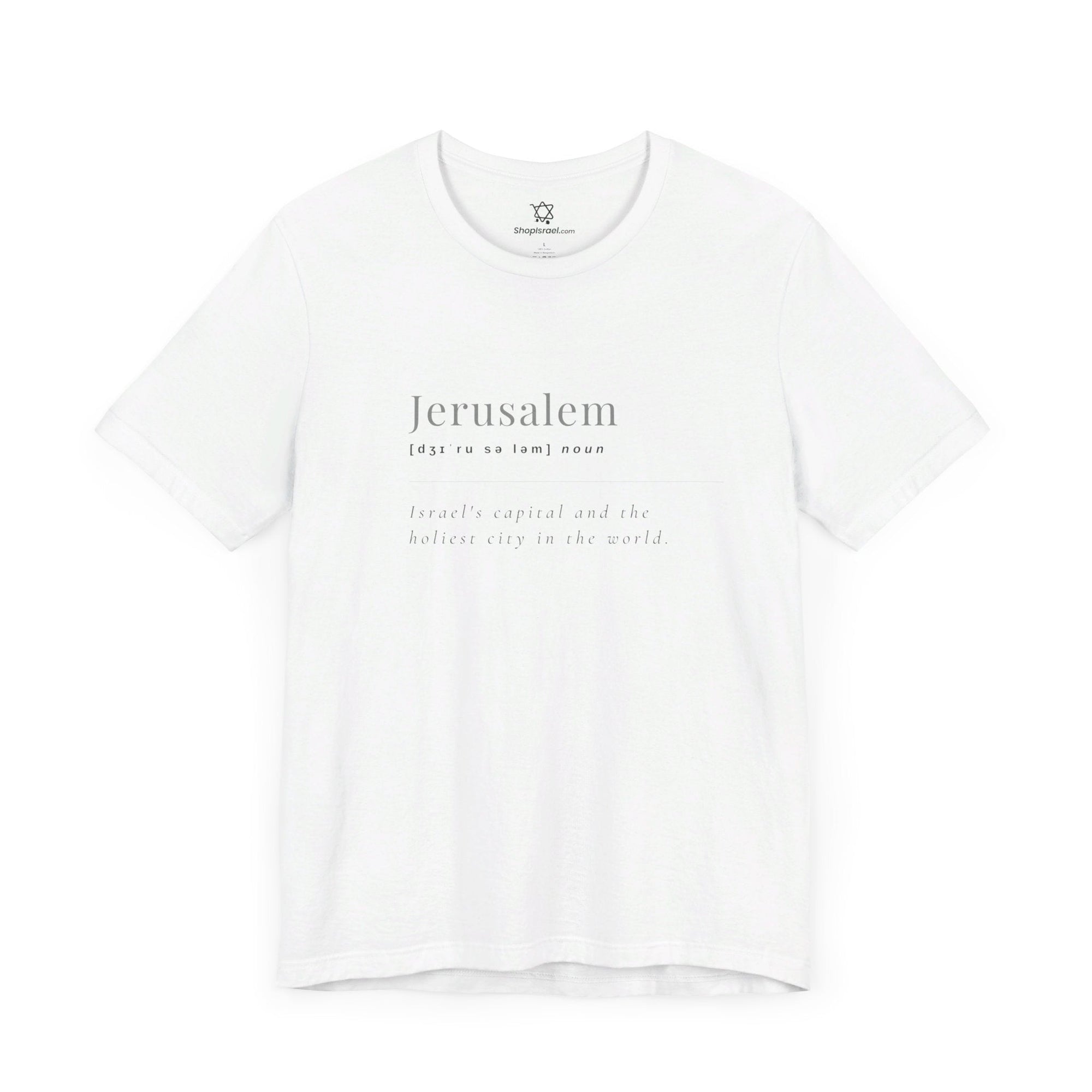 Jerusalem Definition T - Shirt - Shop Israel