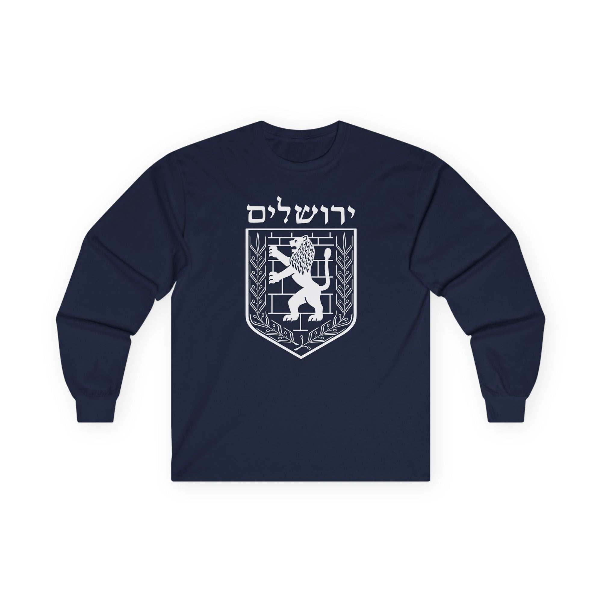Jerusalem Emblem Long Sleeve T-Shirt - Shop Israel