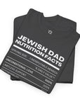 Jewish Dad Nutrition Facts T - Shirt - Shop Israel