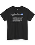 Jewish Mom Definition T - Shirt - Shop Israel