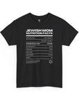 Jewish Mom Nutrition Facts T - Shirt - Shop Israel