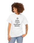 Keep Calm and Support Israel T-Shirt - Shop Israel