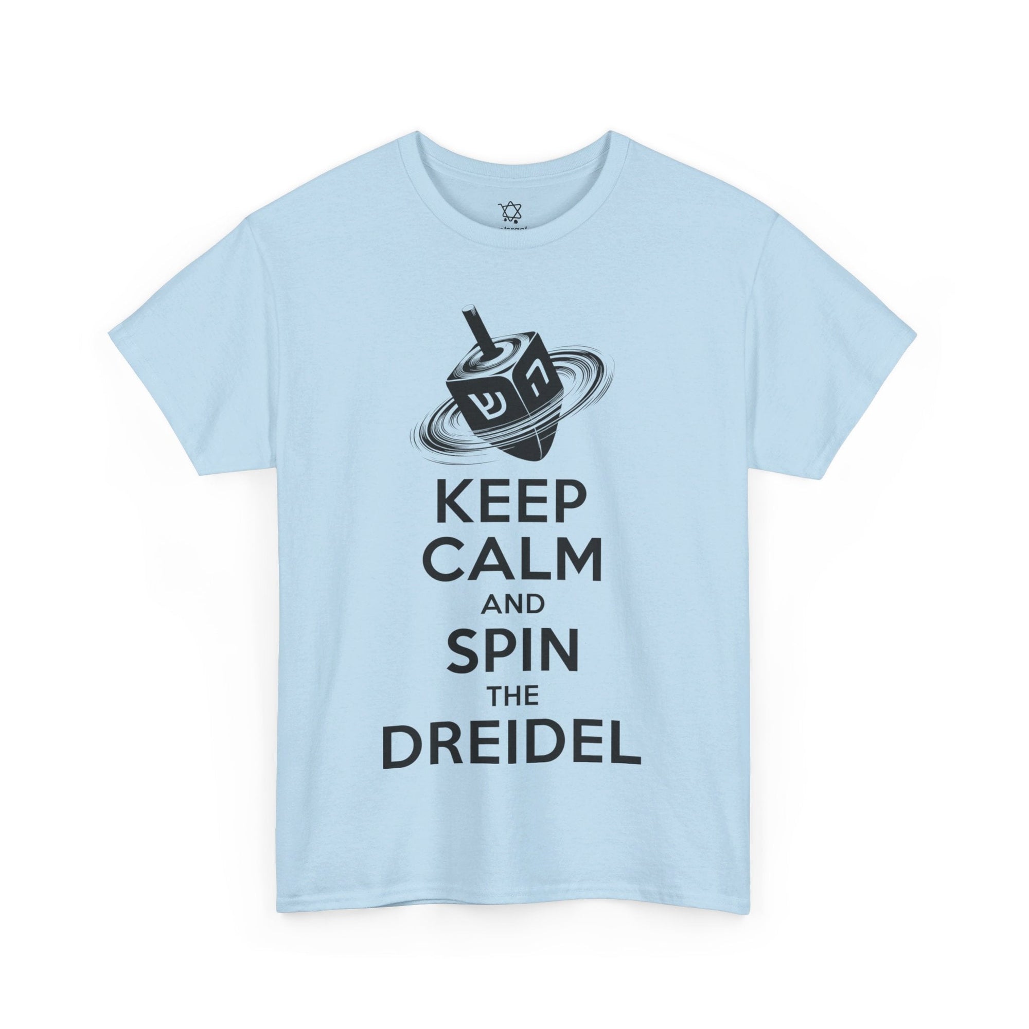 Keep Calm &amp; Spin the Dreidel T - Shirt - Shop Israel