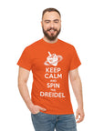 Keep Calm & Spin the Dreidel T - Shirt - Shop Israel