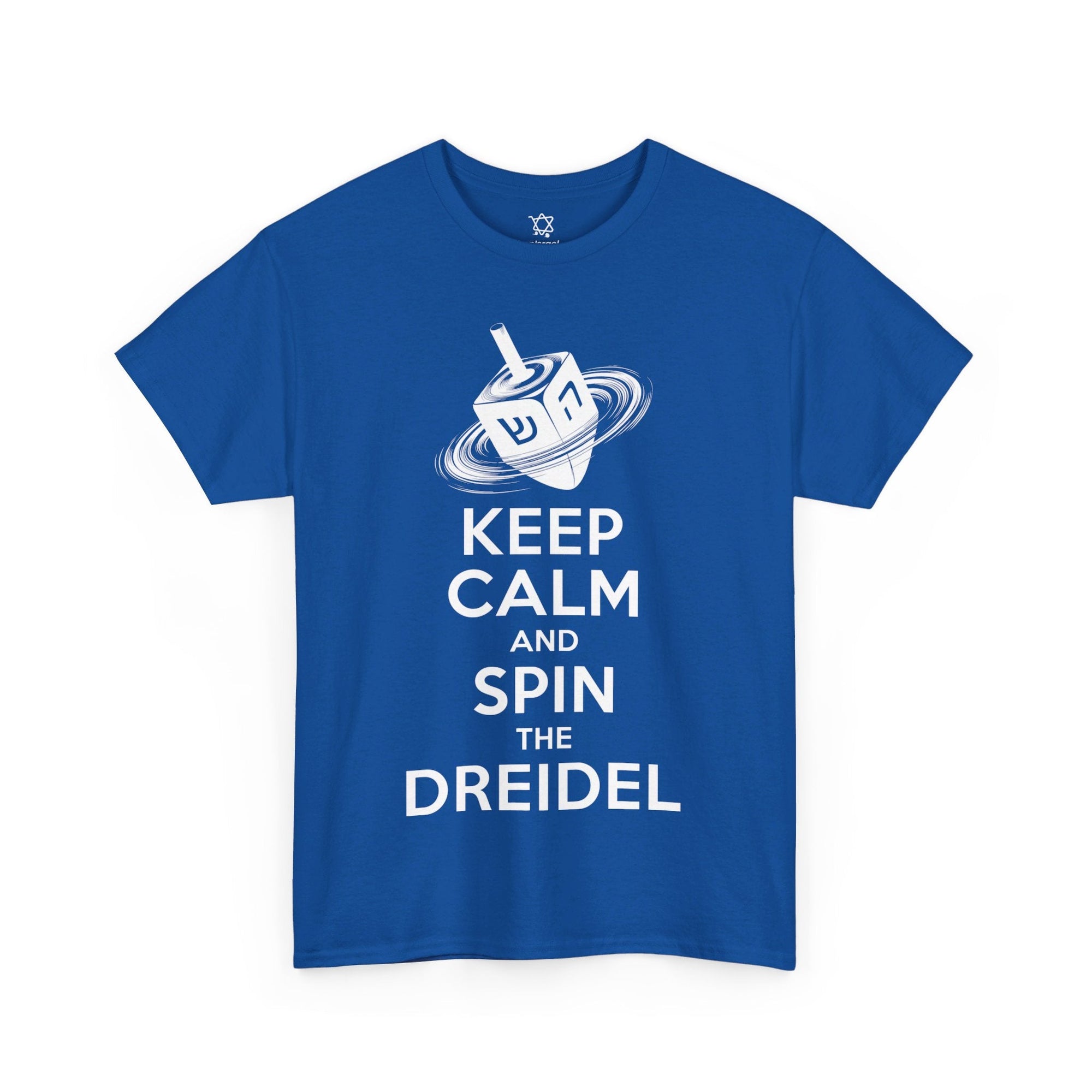 Keep Calm &amp; Spin the Dreidel T - Shirt - Shop Israel