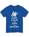 Keep Calm & Spin the Dreidel T - Shirt - Shop Israel