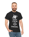 Keep Calm & Spin the Dreidel T - Shirt - Shop Israel