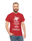 Keep Calm & Spin the Dreidel T - Shirt - Shop Israel