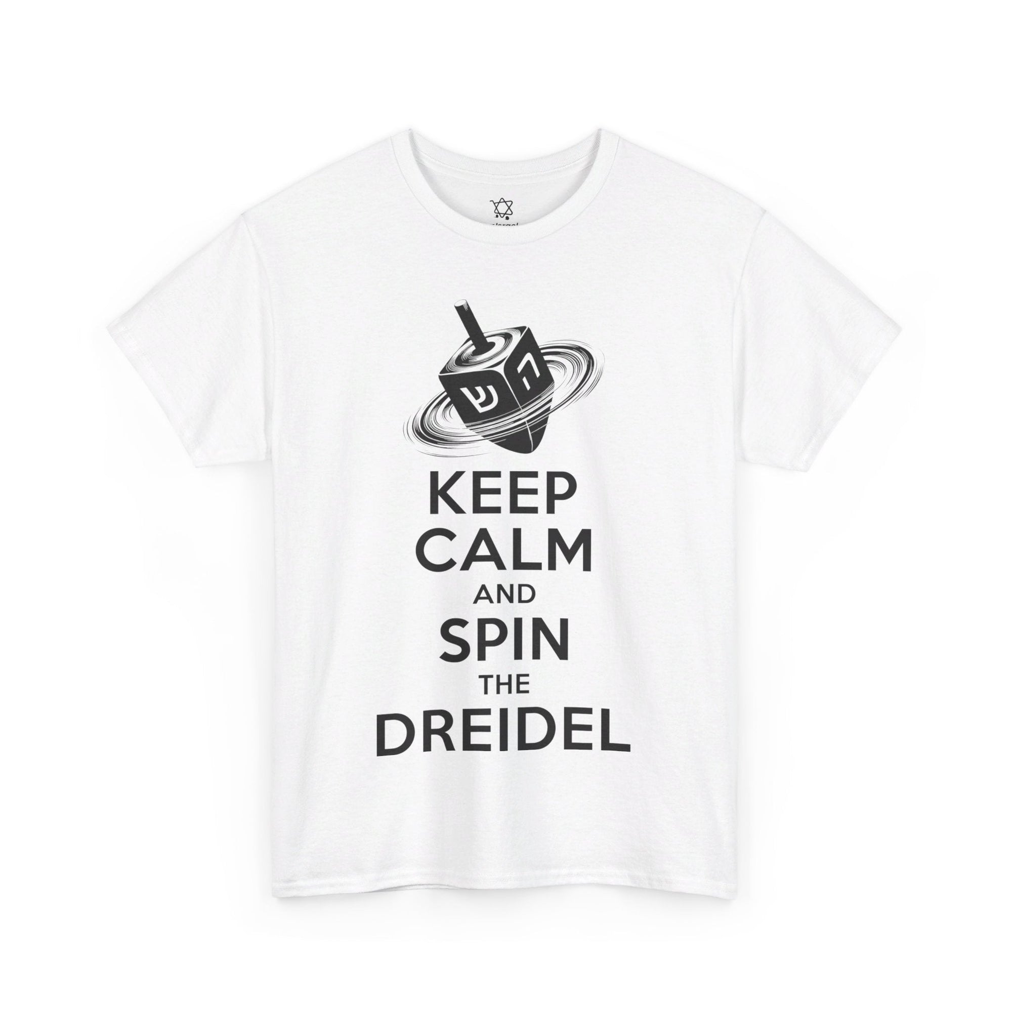 Keep Calm &amp; Spin the Dreidel T - Shirt - Shop Israel