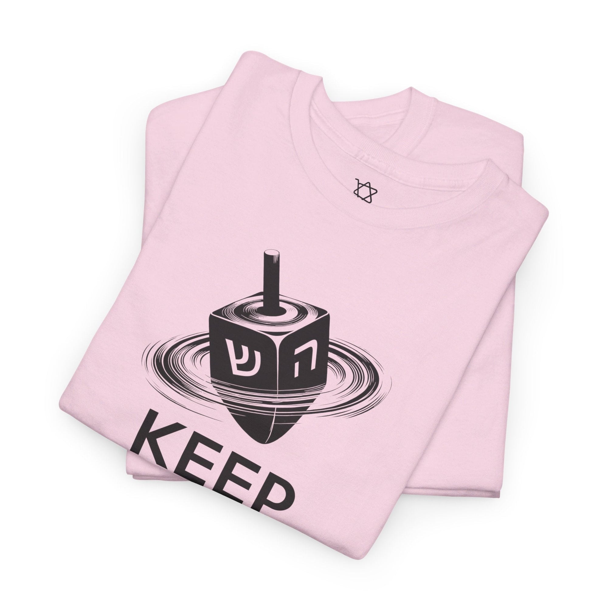 Keep Calm &amp; Spin the Dreidel T - Shirt - Shop Israel