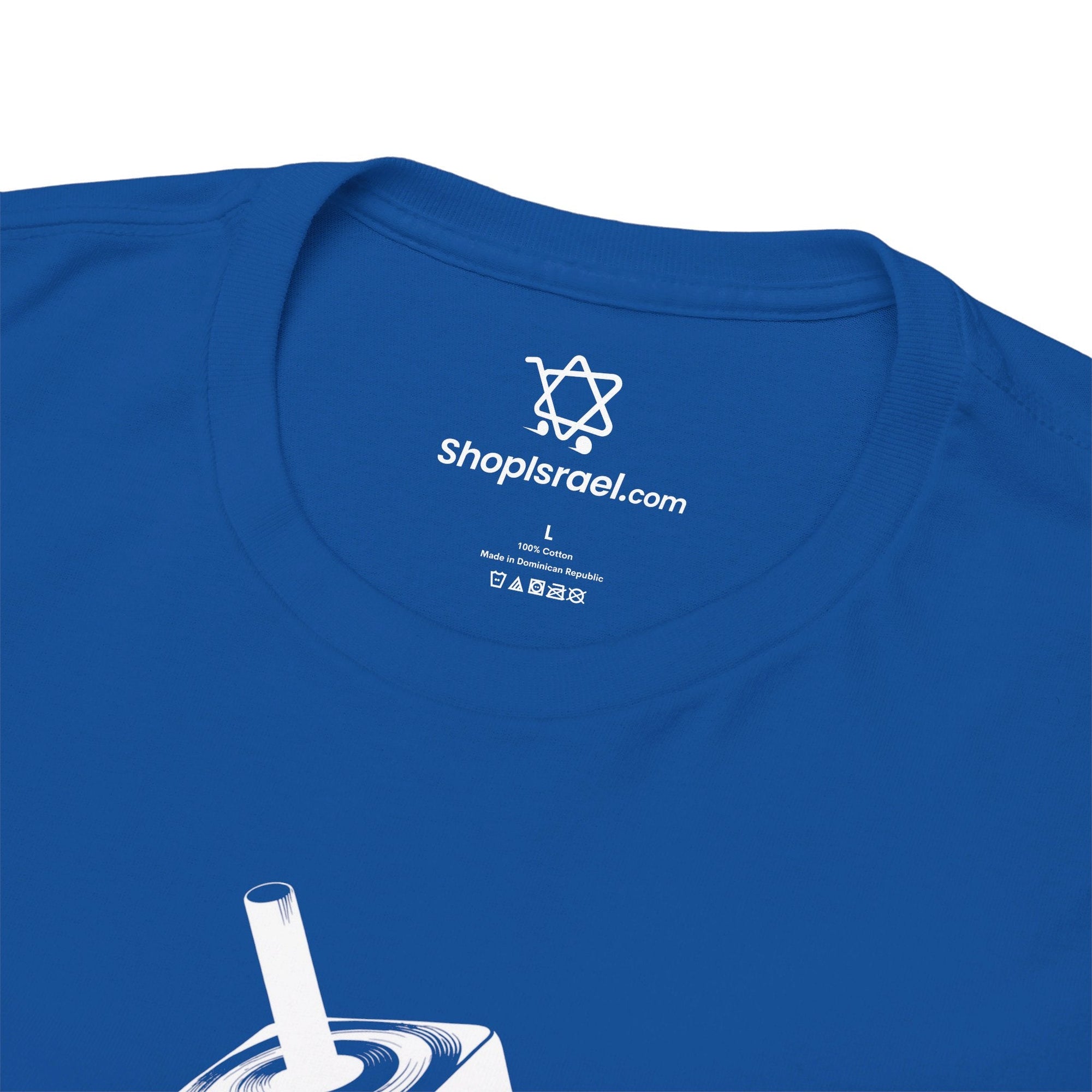 Keep Calm &amp; Spin the Dreidel T - Shirt - Shop Israel