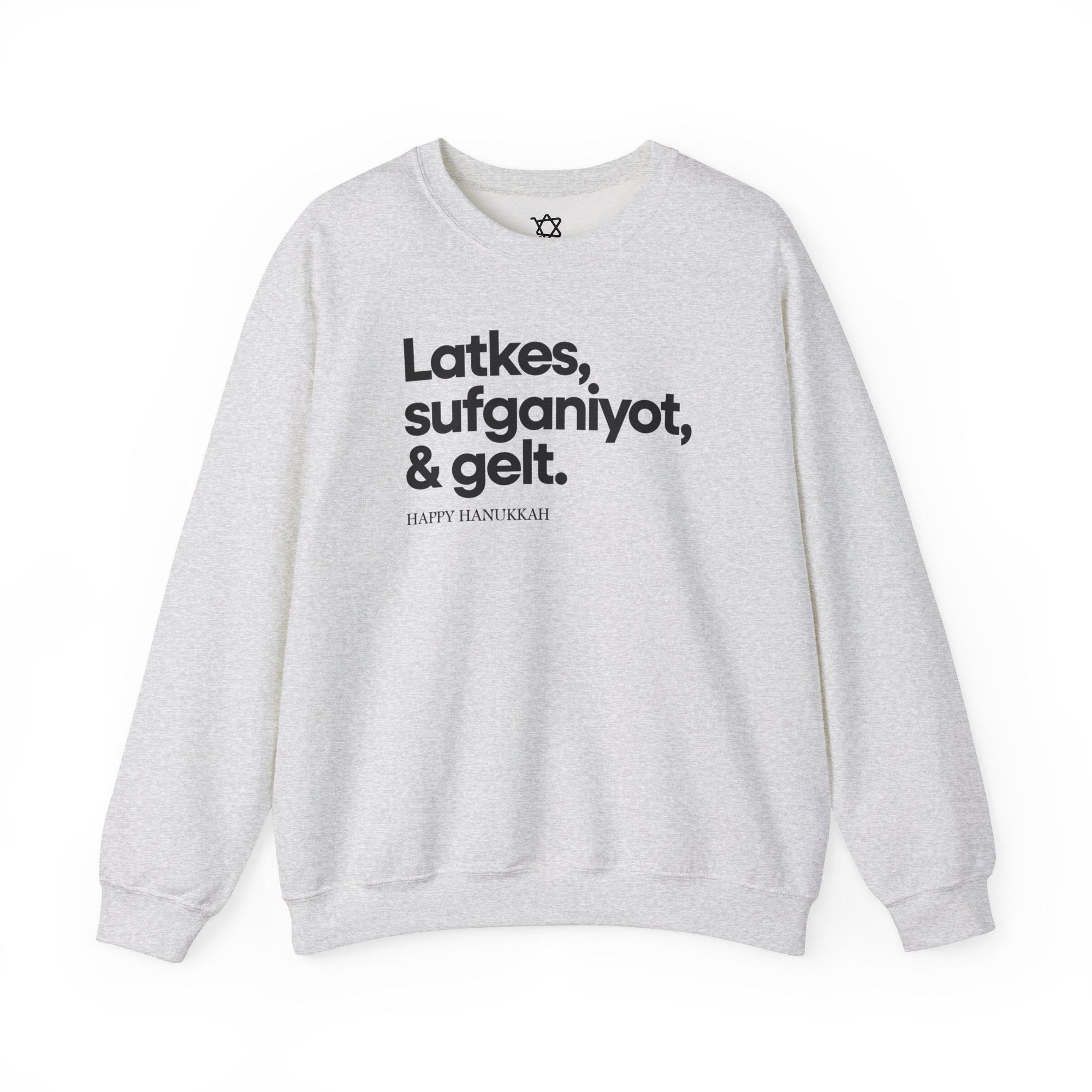 Latkes, Sufganiyot, Gelt Hanukkah Sweater - Shop Israel