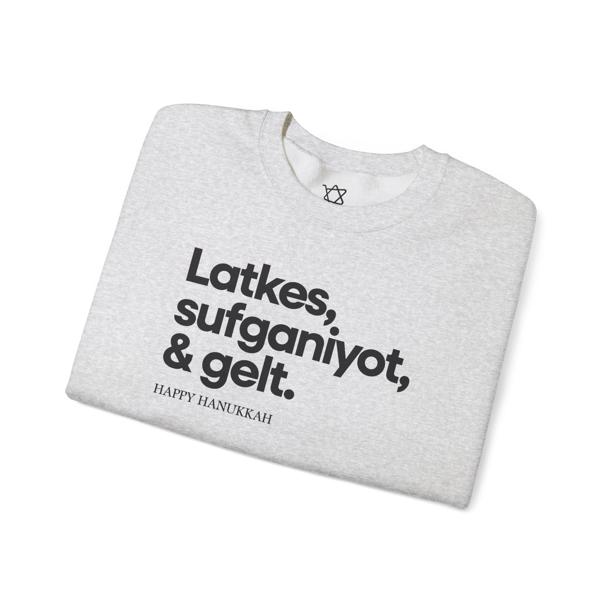 Latkes, Sufganiyot, Gelt Hanukkah Sweater - Shop Israel