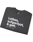 Latkes, Sufganiyot, Gelt Hanukkah Sweater - Shop Israel