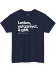 Latkes, Sufganiyot, Gelt Hanukkah T-Shirt - Shop Israel