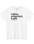 Latkes, Sufganiyot, Gelt Hanukkah T-Shirt - Shop Israel