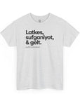 Latkes, Sufganiyot, Gelt Hanukkah T-Shirt - Shop Israel