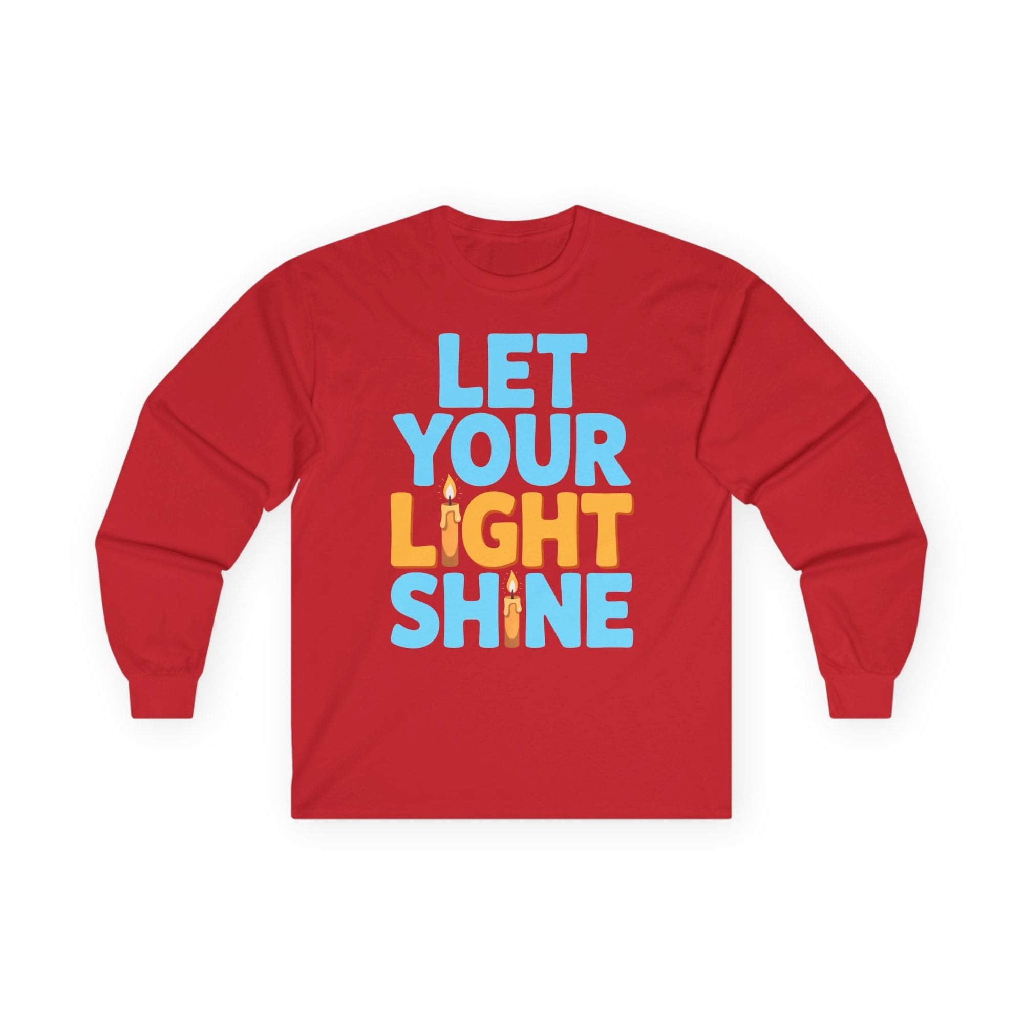 Let Your Light Shine Long Sleeve T-Shirt - Shop Israel