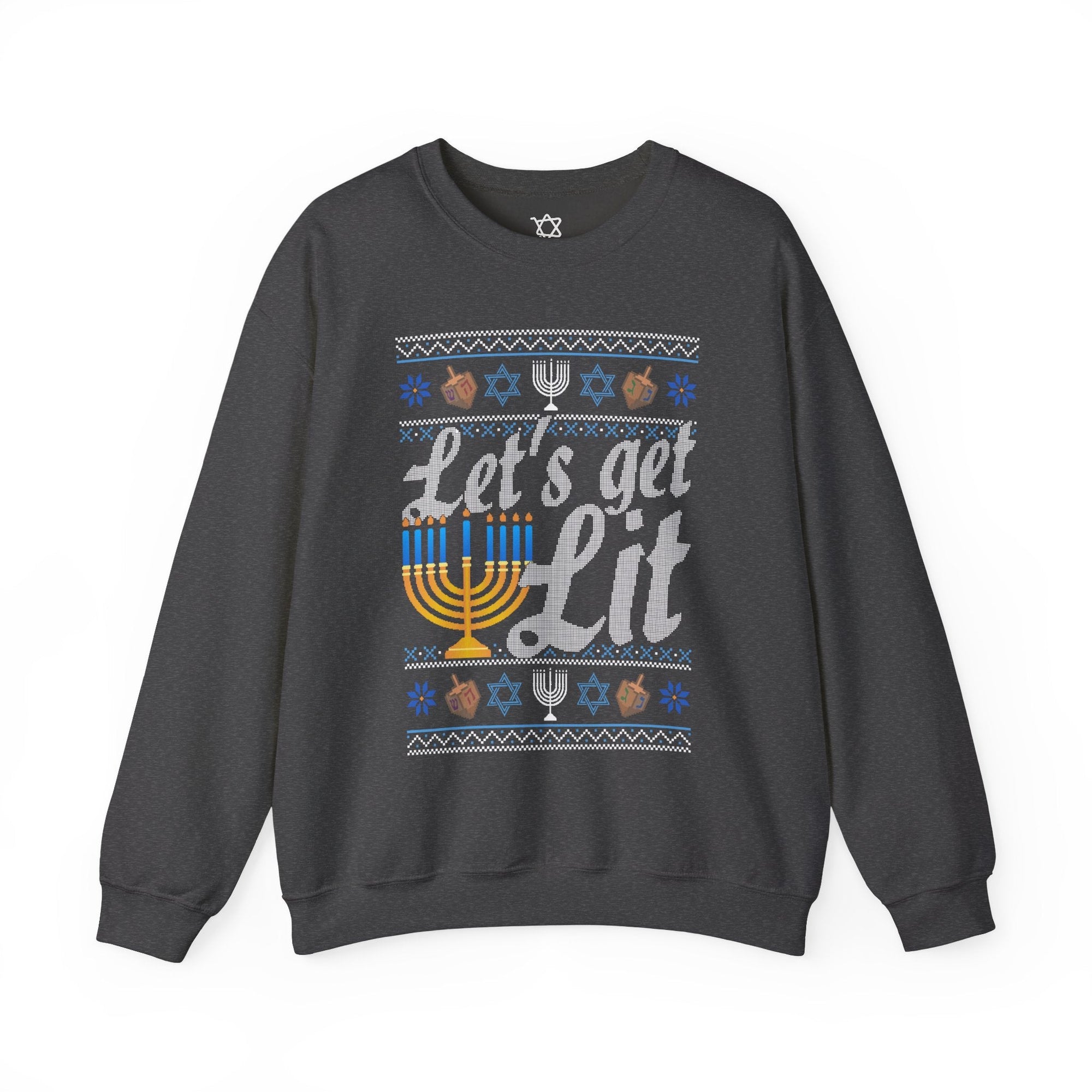 Let's Get Lit Ugly Hanukkah Sweater - Shop Israel