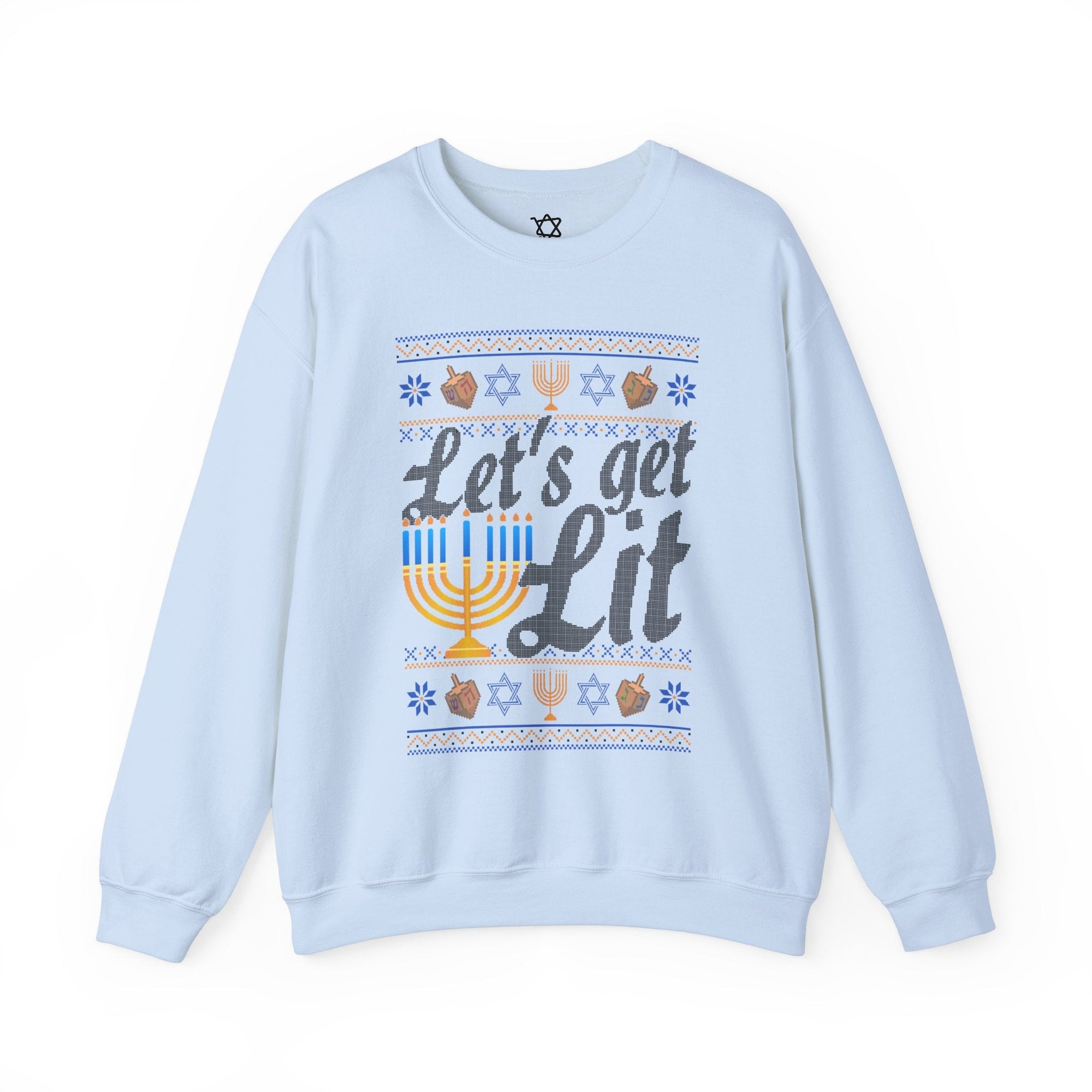 Let's Get Lit Ugly Hanukkah Sweater - Shop Israel