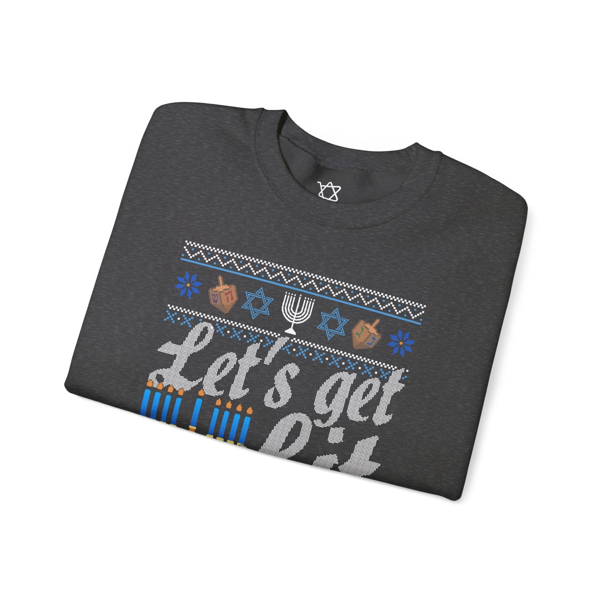 Let&#39;s Get Lit Ugly Hanukkah Sweater - Shop Israel