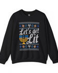 Let's Get Lit Ugly Hanukkah Sweater - Shop Israel