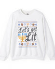 Let's Get Lit Ugly Hanukkah Sweater - Shop Israel