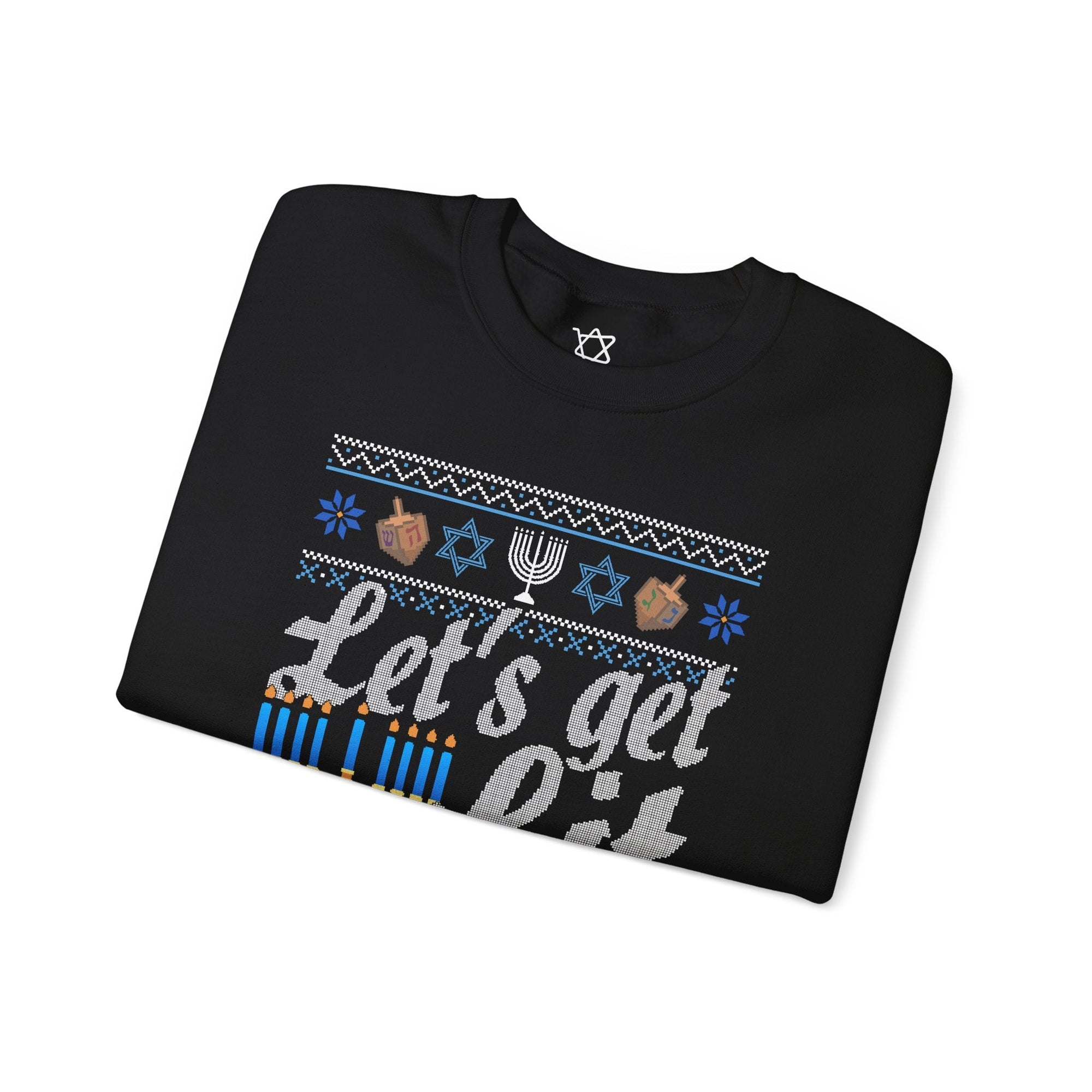 Let&#39;s Get Lit Ugly Hanukkah Sweater - Shop Israel