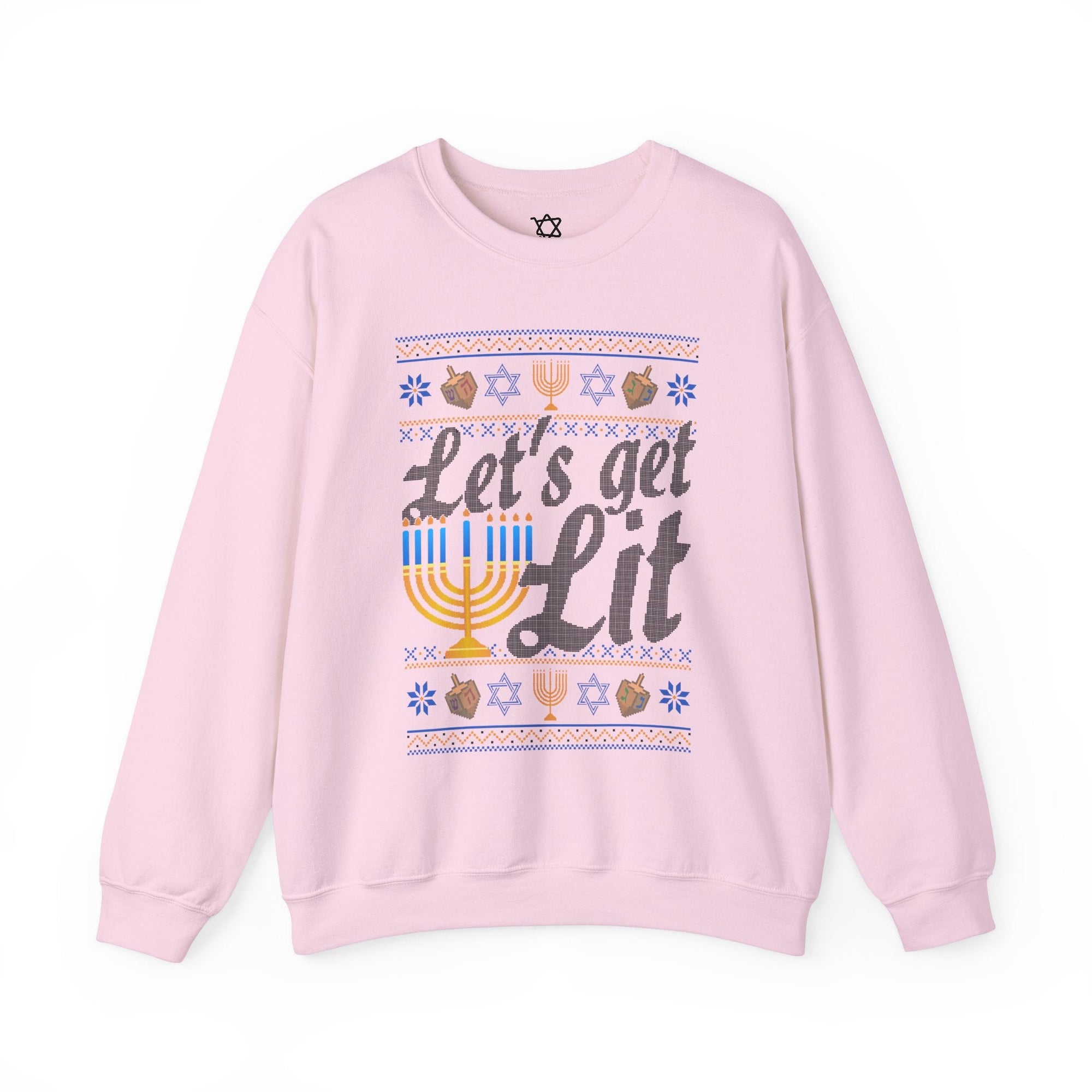 Let's Get Lit Ugly Hanukkah Sweater - Shop Israel