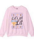 Let's Get Lit Ugly Hanukkah Sweater - Shop Israel