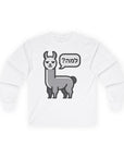 Llama (Why) Long Sleeve T-Shirt - Shop Israel
