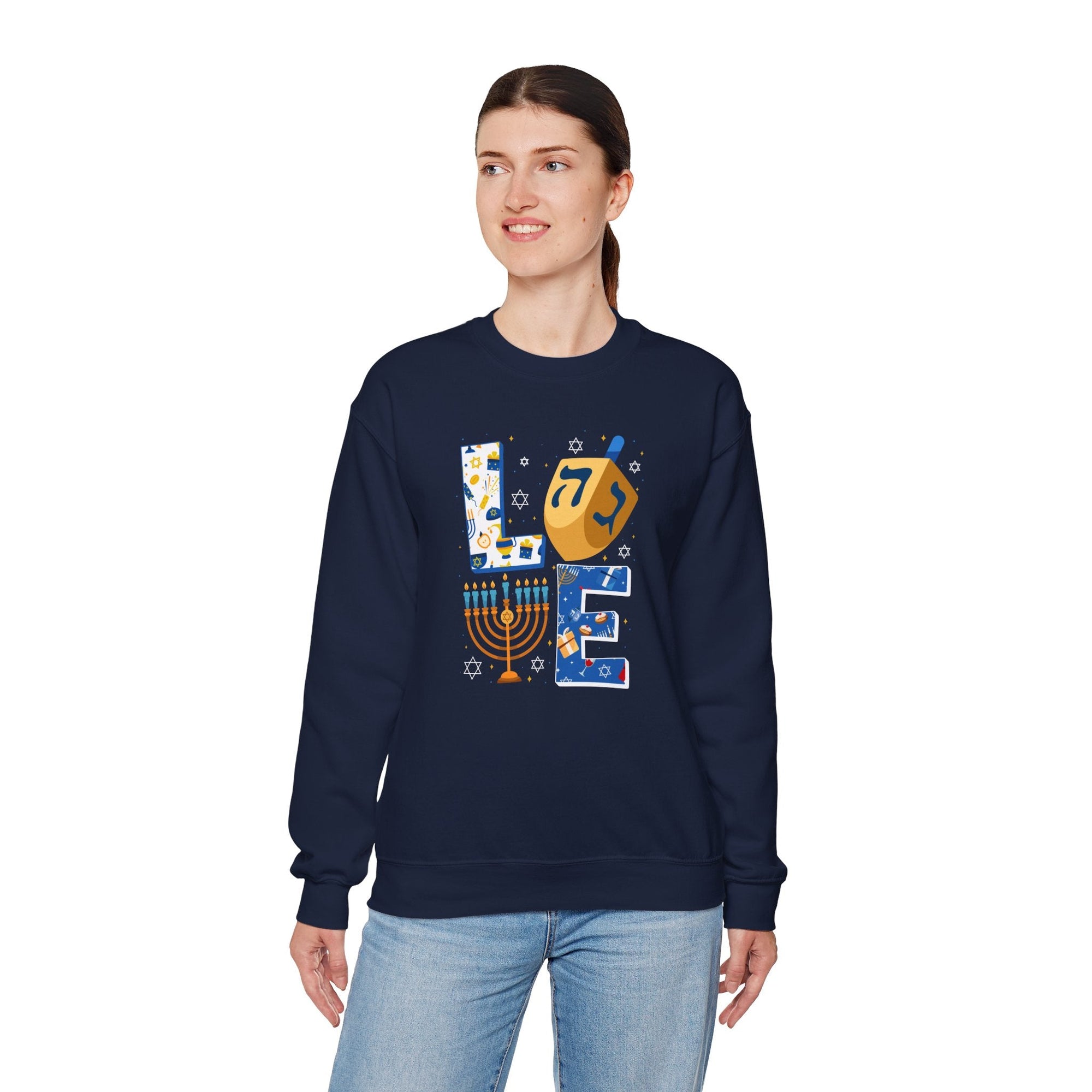 Love Hanukkah Sweater - Shop Israel