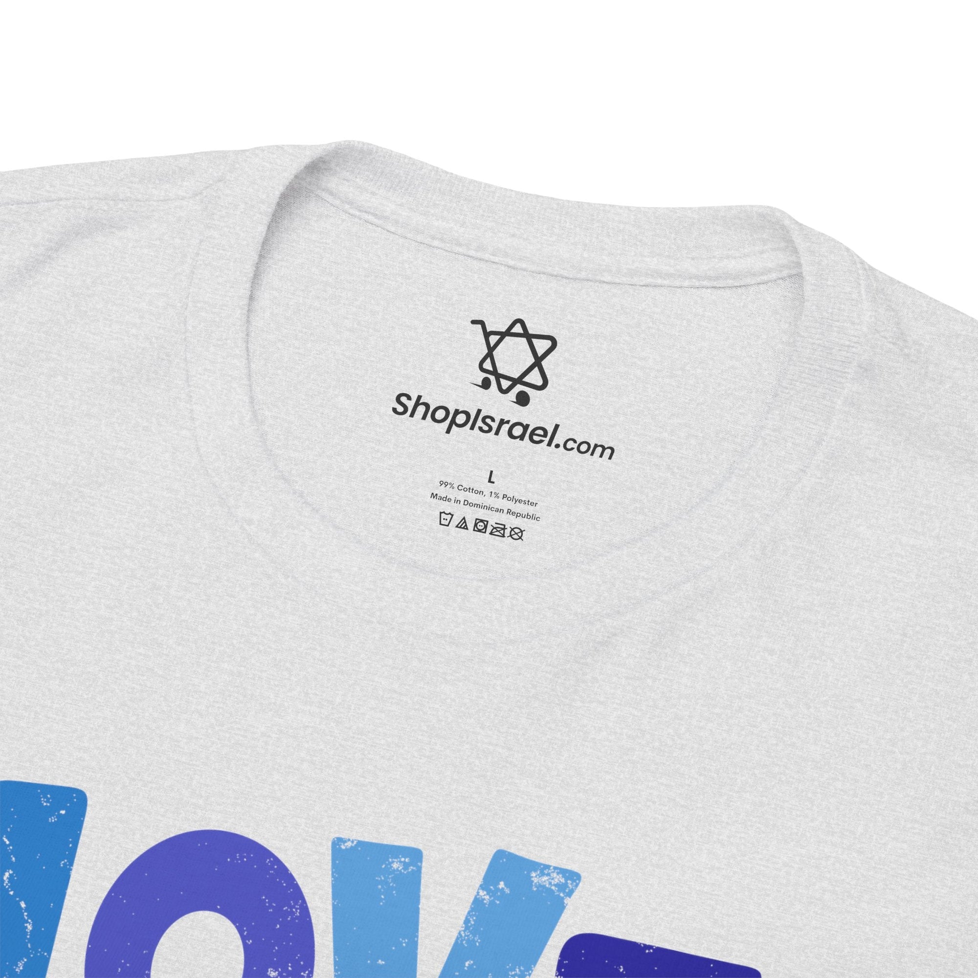 Love &amp; Light Hanukkah T-Shirt - Shop Israel