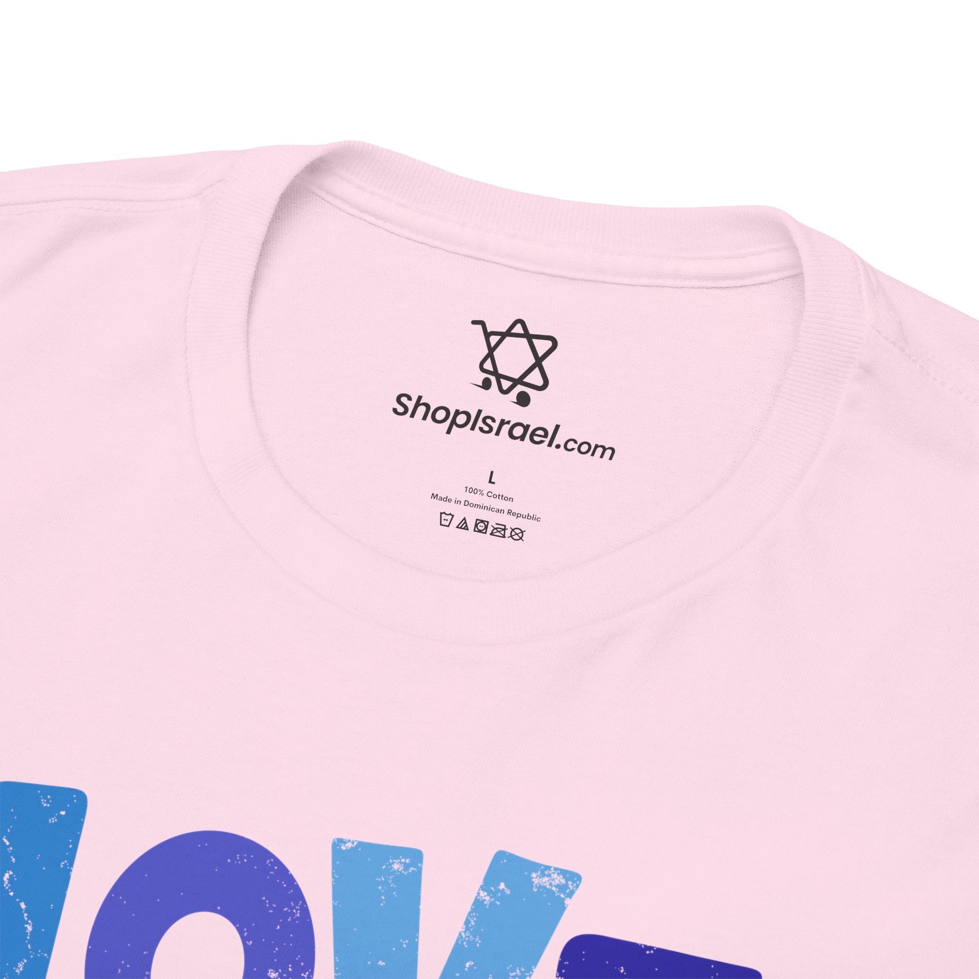 Love &amp; Light Hanukkah T-Shirt - Shop Israel