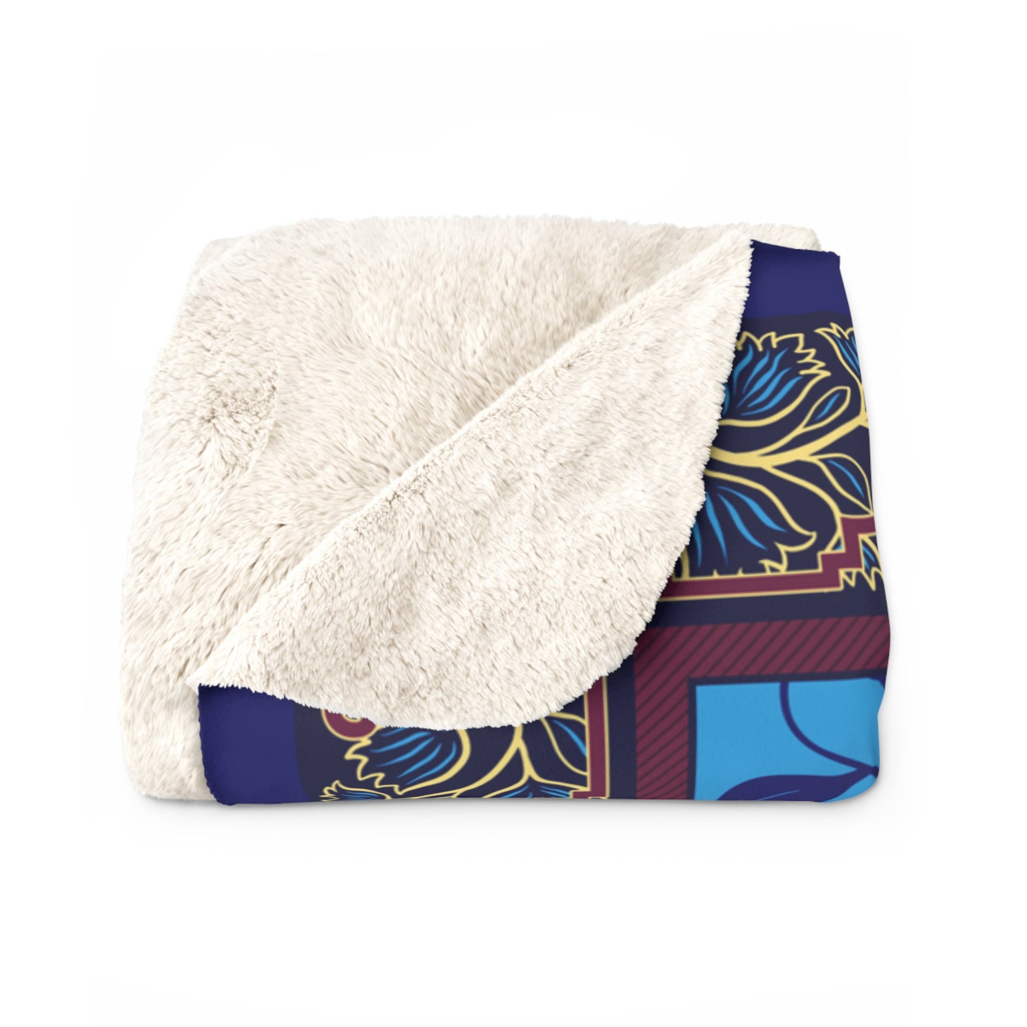 Magen David Tapestry Sherpa Blanket - Shop Israel