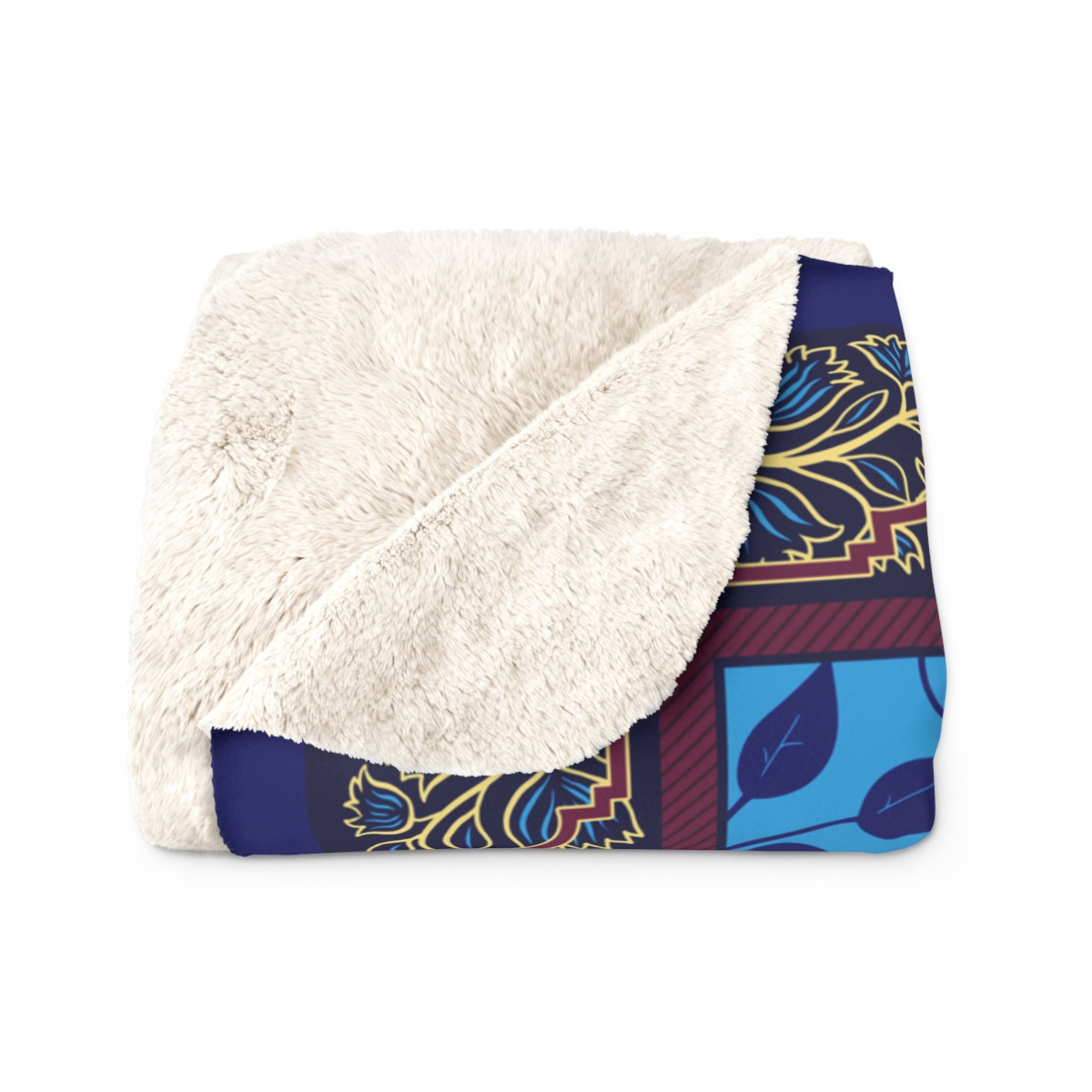 Magen David Tapestry Sherpa Blanket - Shop Israel