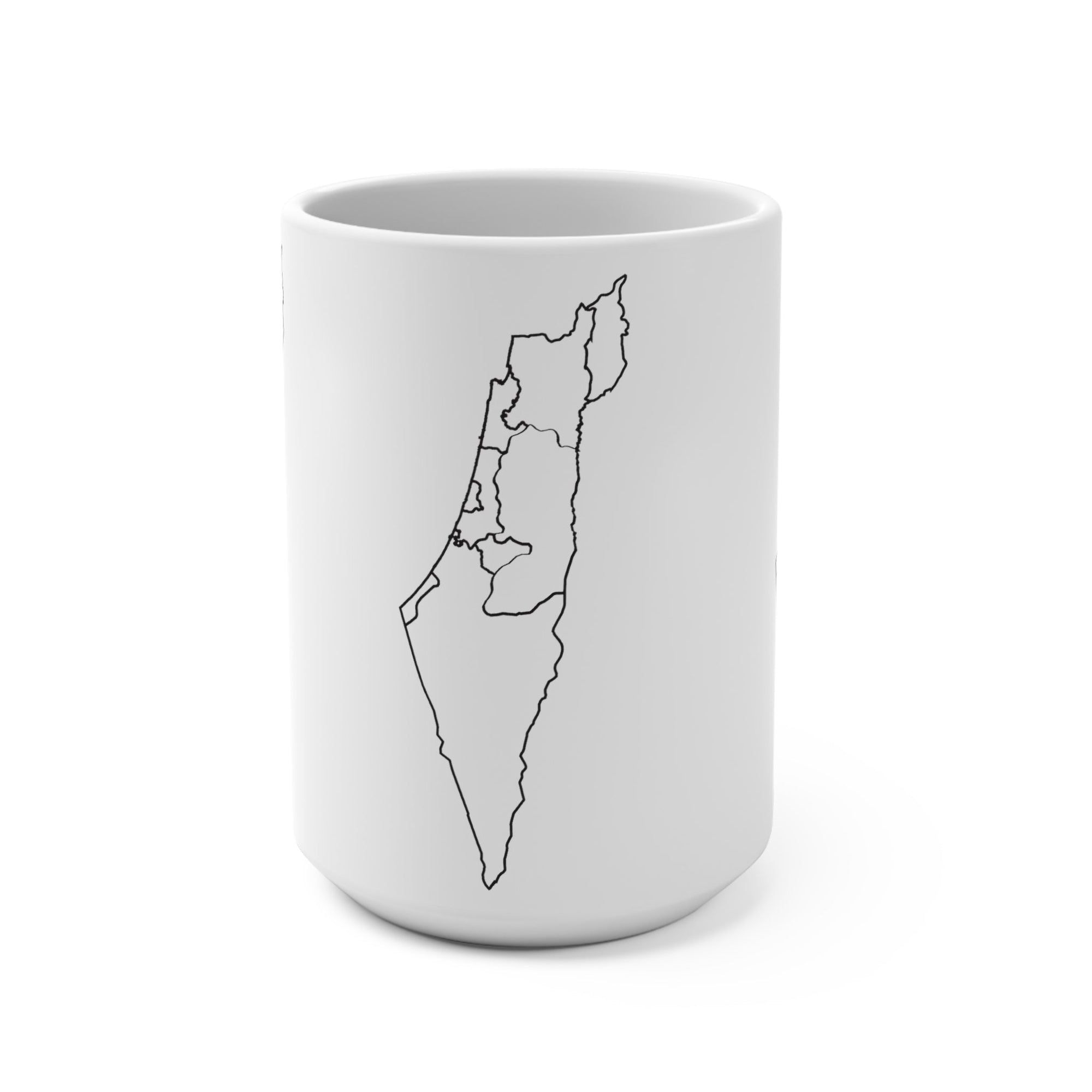 Map of Israel Ceramic Mug - Shop Israel