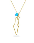 Map of Israel Necklace - Shop Israel